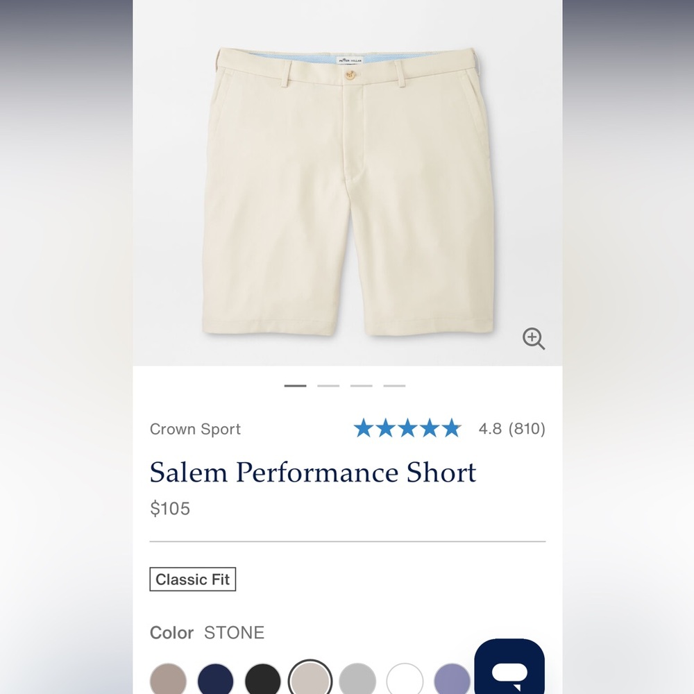 Peter Millar Salem Performance Short